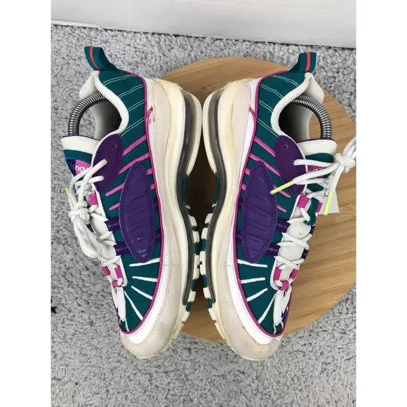 Nike Womens 9.5 Air Max 98 Easter 2020 White Casual Athletic Sneaker CI3709-301 - Picture 6 of 11